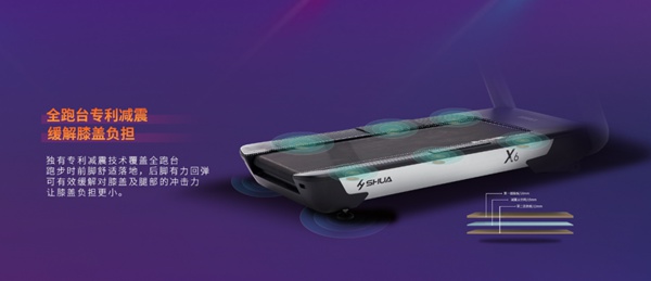 室内健身器材-米兰X6心率版跑步机