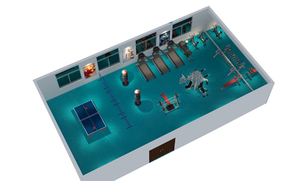 150平方健身房配置方案-广西米兰·(milan)中国健身器材有限公司